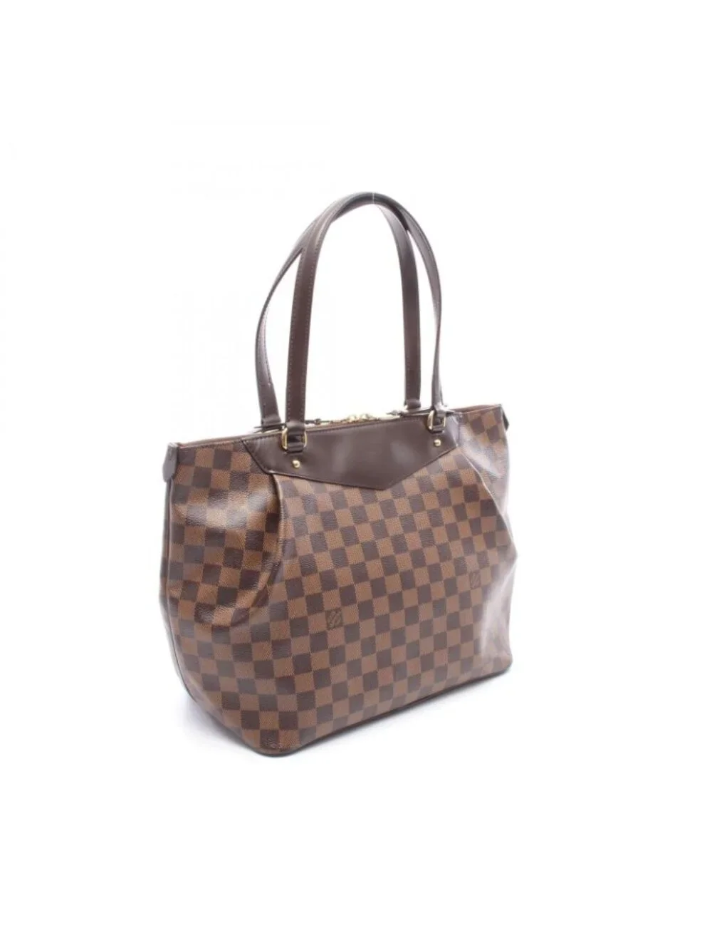 Louis Vuitton Tote Westminster GM Damier Ebene Canvas Leather